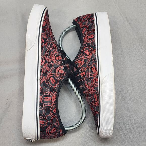 Vans OTW Disney Black Red Grey Mickey Mouse Womens Sz 9.5 Mens Sz 8 - Picture 4 of 8